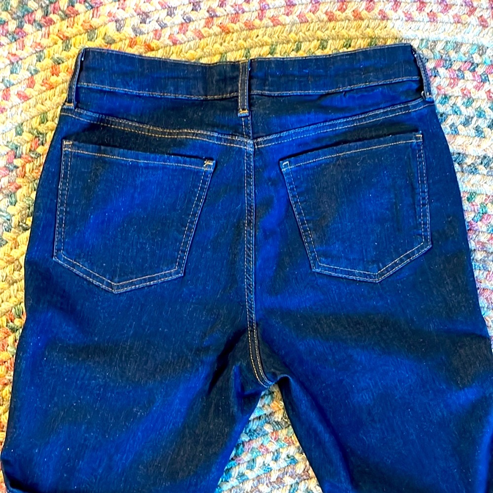 NYDJ Skinny Jeans Dark Wash Stretch Denim Lift Tuck Technology Size 6 - Picture 4 of 7